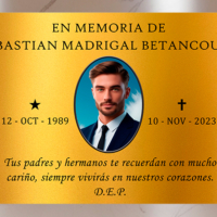 Placa funeraria con Fotografía