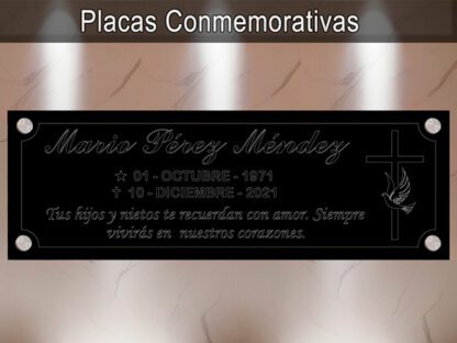 Placa conmemorativa