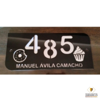 Números personalizados 36 x 16